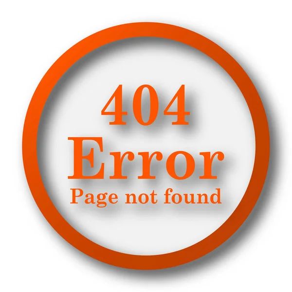404 icona di errore — Foto Stock