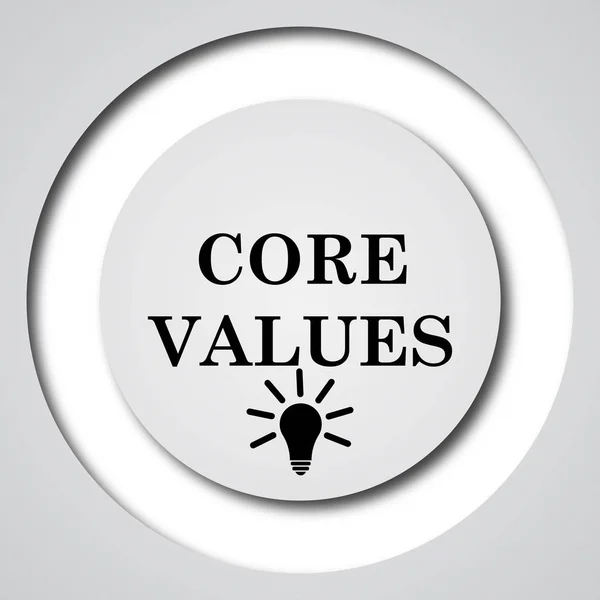 Core värden ikonen — Stockfoto