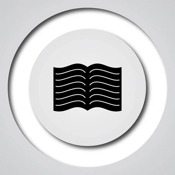 Икона Книги Кнопка Интернет Белом Фоне — стоковое фото