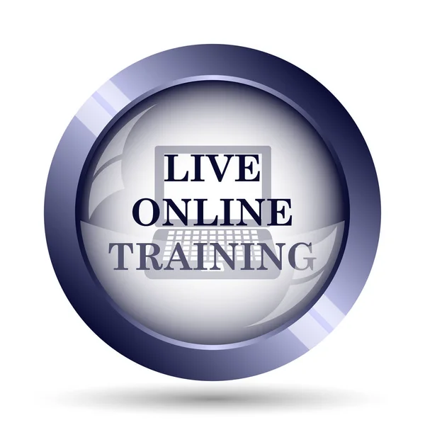 Live online training icon — Stock Photo, Image