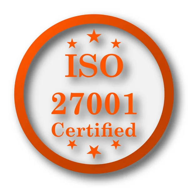 Icona ISO 27001 — Foto Stock