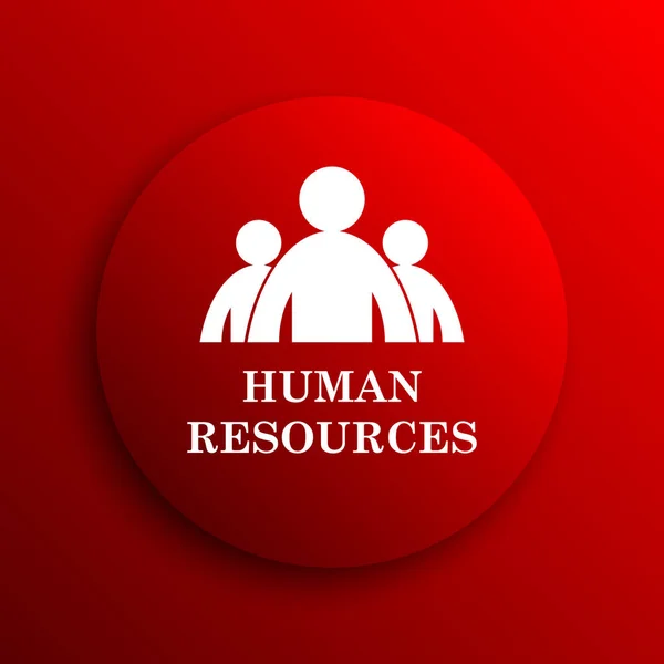 Ícone de recursos humanos — Fotografia de Stock