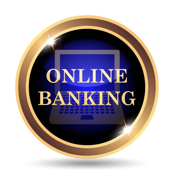 Icona bancaria online — Foto Stock