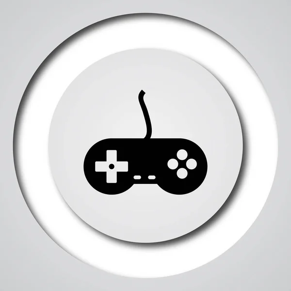 Gamepad Symbol Internet Taste Auf Weißem Hintergrund — Stockfoto