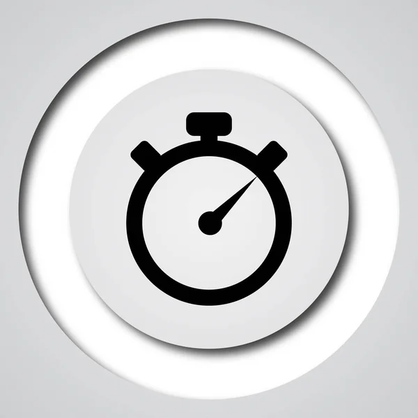 Zegar ikonę — Zdjęcie stockowe