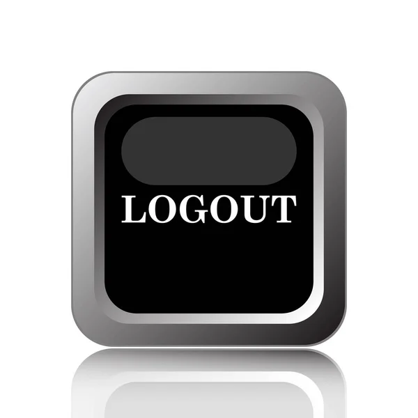 Logout Icon Internet Button White Background — Stock Photo, Image