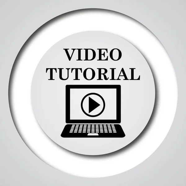 Video tutorial icono —  Fotos de Stock