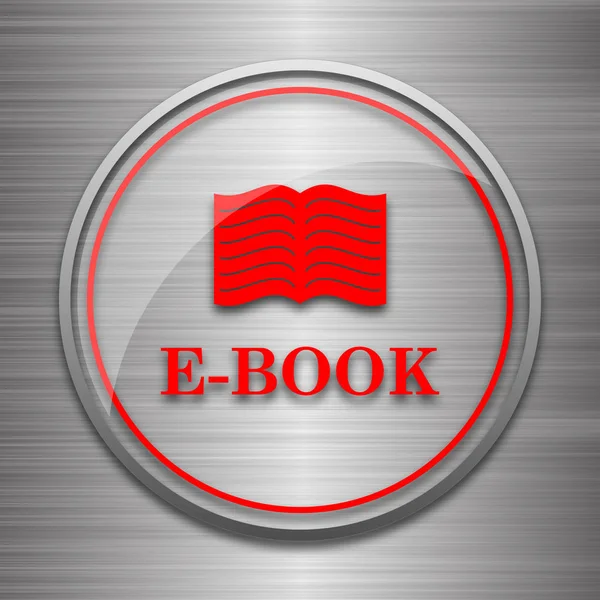 Ref Book Icon Кнопка Интернет Металлическом Фоне — стоковое фото