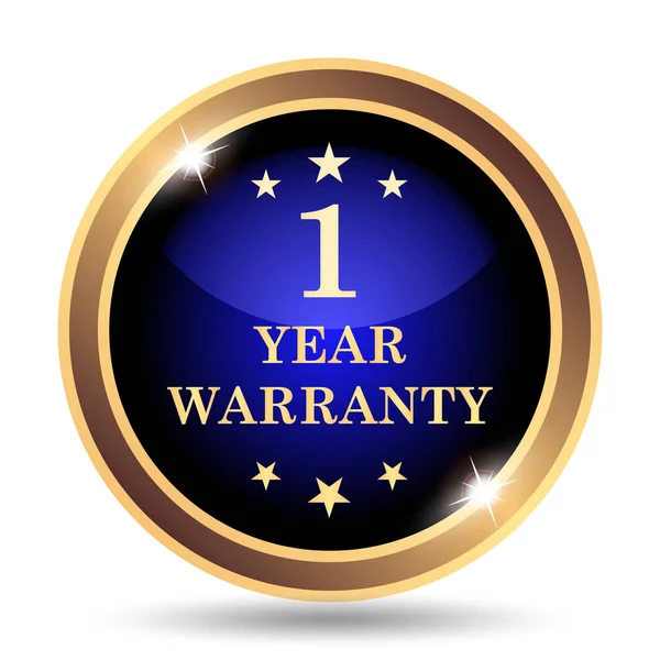 1 year warranty icon — Stock Photo, Image