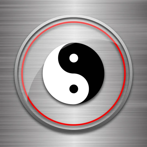 Icono de Ying yang — Foto de Stock