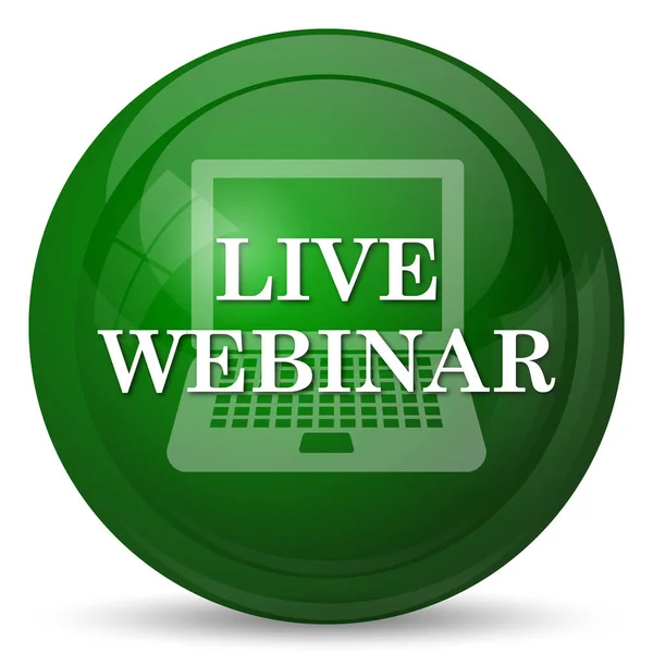 Live-Webinar-Symbol — Stockfoto