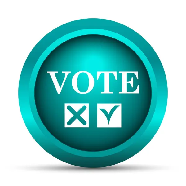 Vote Icon Internet Button White Background — Stock Photo, Image