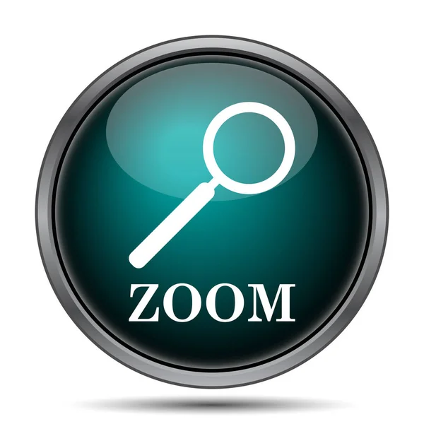 Zoom s ikonou lupy — Stock fotografie