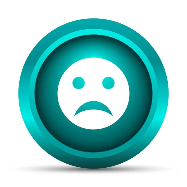 Sad smiley icon — Stock Photo, Image