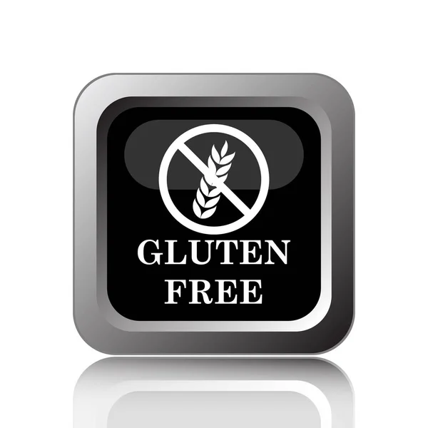 Glutenfreies Symbol Internet Taste Auf Weißem Hintergrund — Stockfoto