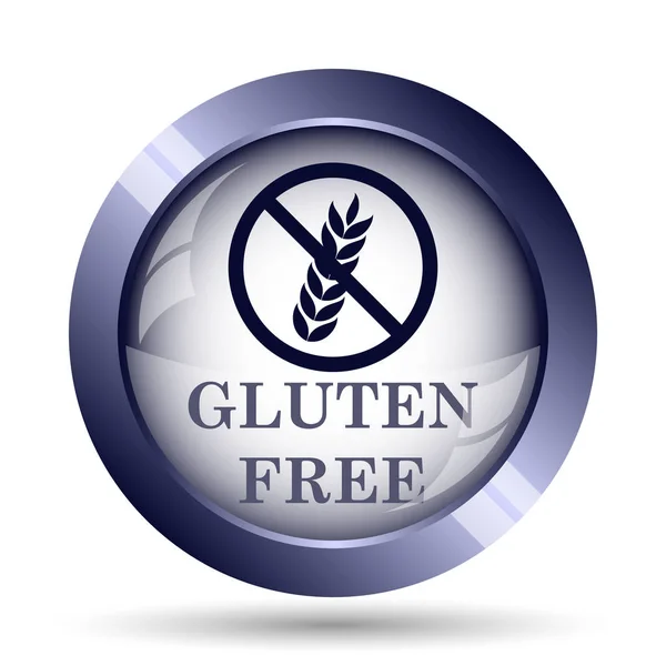 Gluten free icon. Internet button on white background