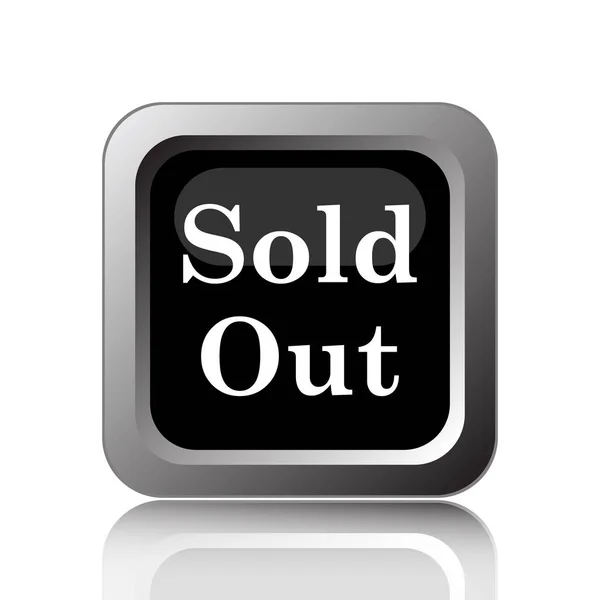 Sold out icon. Internet button on white background
