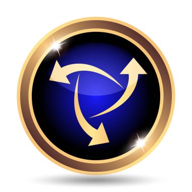 Simge değiştir. Beyaz arka plan üzerinde Internet düğmesi