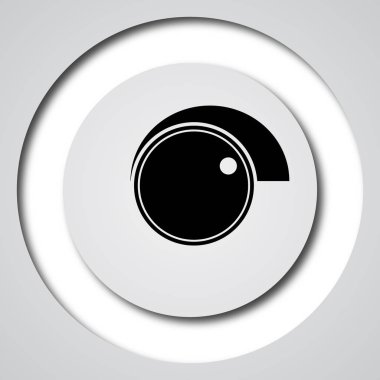 Ses denetimi simgesini. Beyaz arka plan üzerinde Internet düğmesi