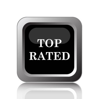 Simge en üst düzey. Beyaz arka plan üzerinde Internet düğmesi