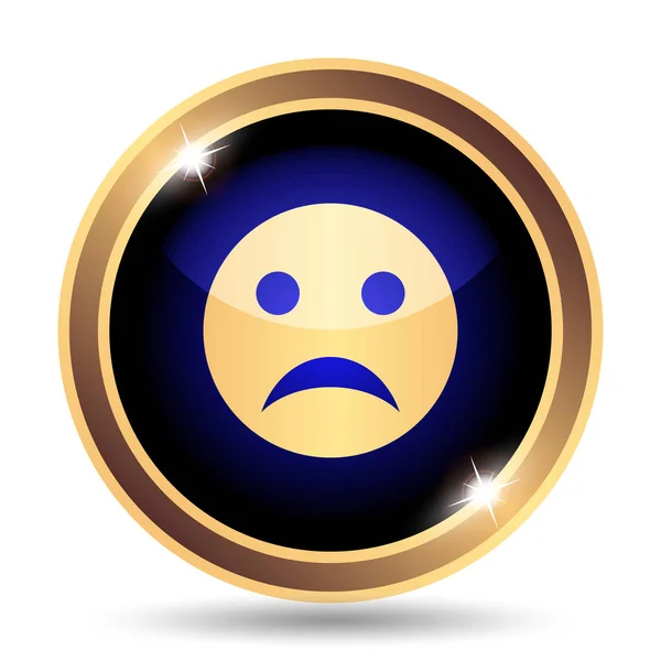 Sad smiley icon — Stock Photo, Image