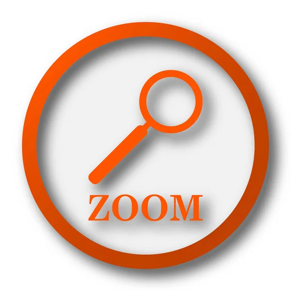 Zoom with loupe icon — Stock Photo, Image