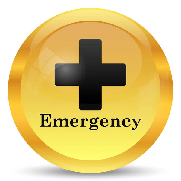 Emergency icon. Internet button on white background