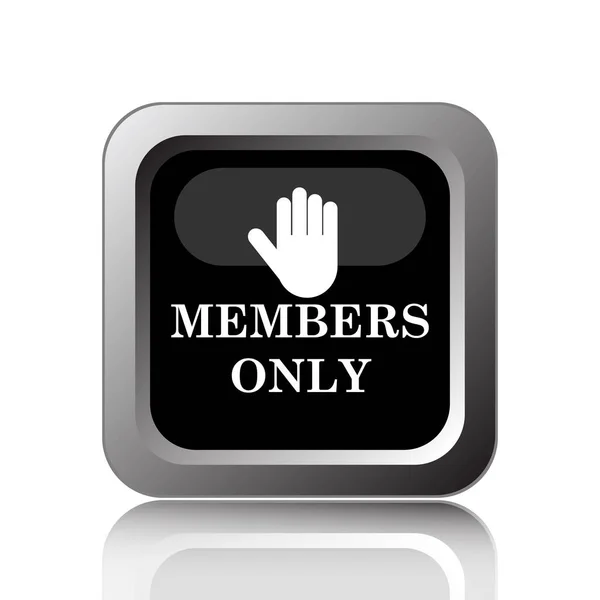 Members only icon — Stock Photo, Image