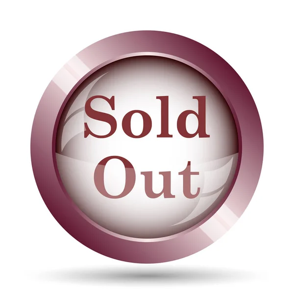 Sold Out Icon Internet Button White Background — Stock Photo, Image