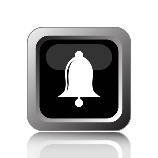 Bell Icon Internet Button White Background — Stock Photo, Image