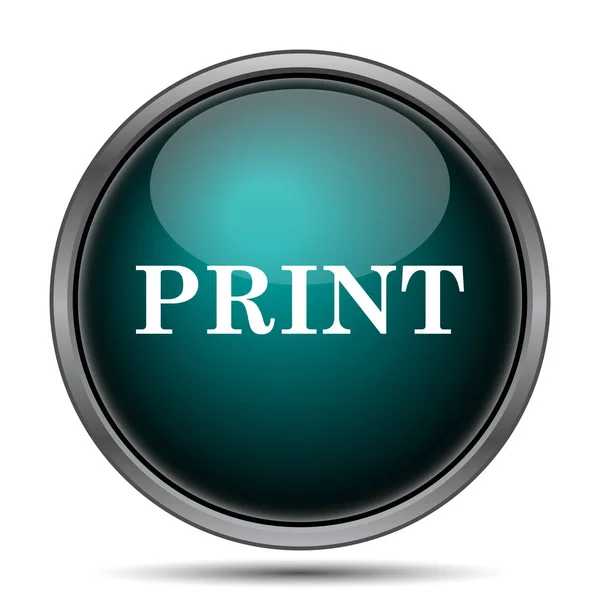 Print icon — Stock Photo, Image
