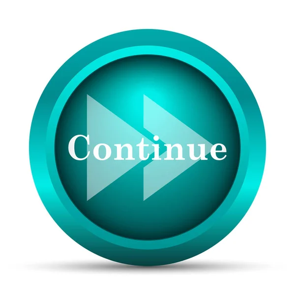 Continue icon — Stock Photo, Image