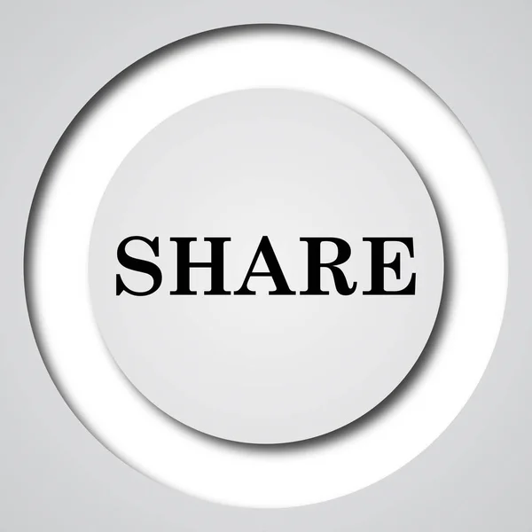 Share Icon Internet Button White Background — Stock Photo, Image