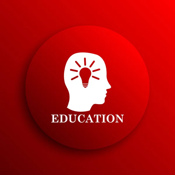 Ikona vzdělávání — Stock fotografie