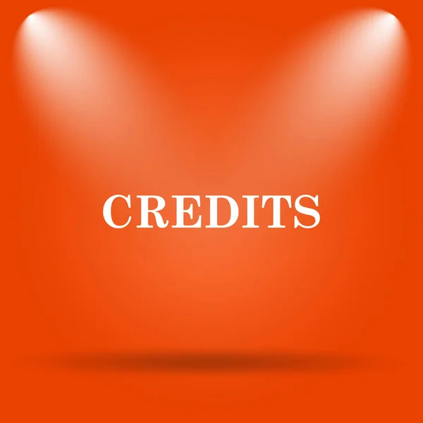 Kredieten pictogram — Stockfoto