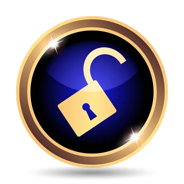 Open lock icon — Stock Photo, Image