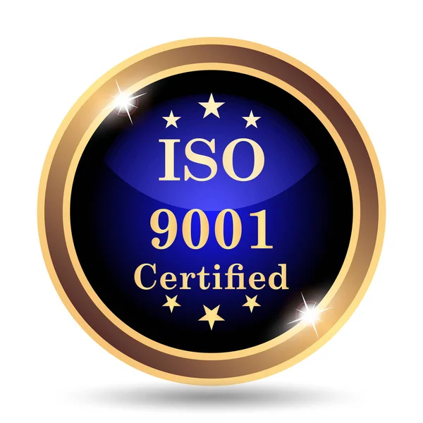 Иконка ISO9001 — стоковое фото