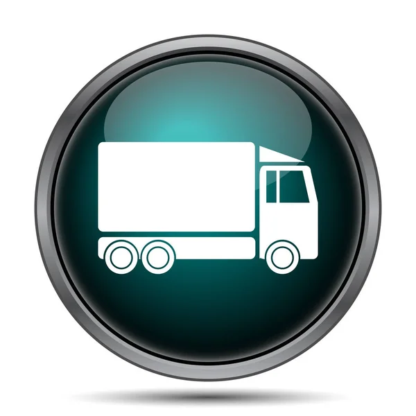 Truck Icon Internet Button White Background — Stock Photo, Image