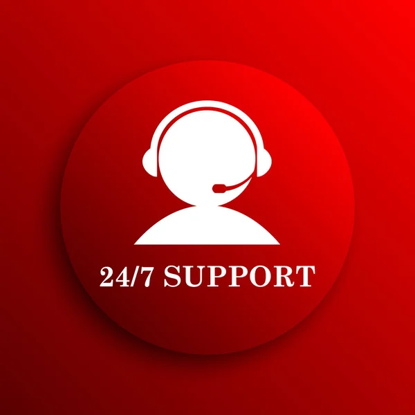 24-7 Support icon — Stock Photo, Image