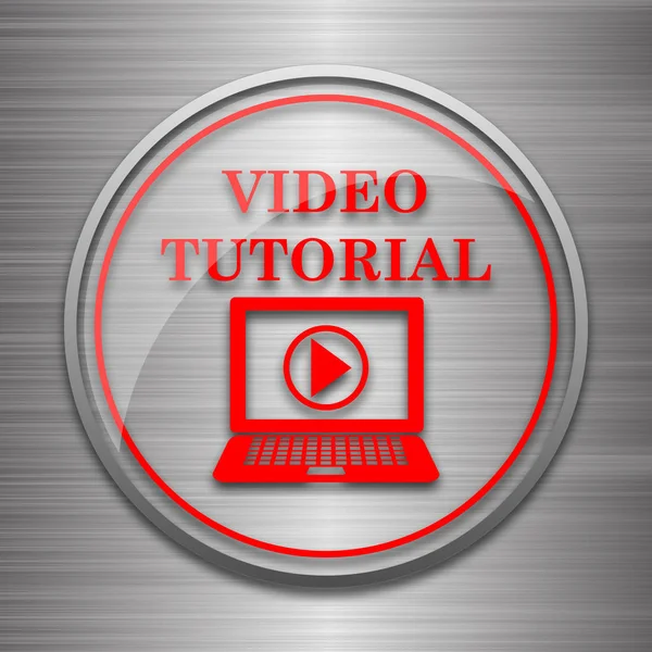 Video tutorial icono —  Fotos de Stock