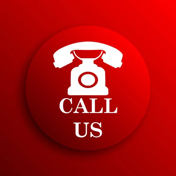 Call Icon Internet Button White Background — Stock Photo, Image