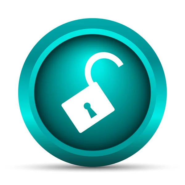 Open lock icon — Stock Photo, Image