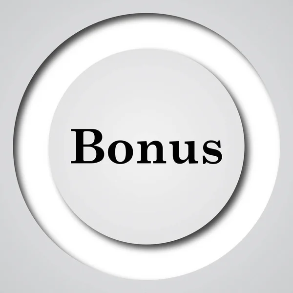 Icône Bonus Bouton Internet Sur Fond Blanc — Photo