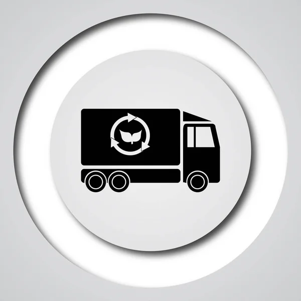 Eko kamyon simgesi — Stok fotoğraf