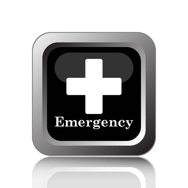 Emergency Icon Internet Button White Background — Stock Photo, Image