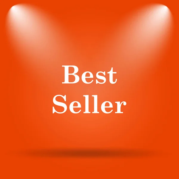 Best Seller Icon Internet Button Orange Background — Stock Photo, Image