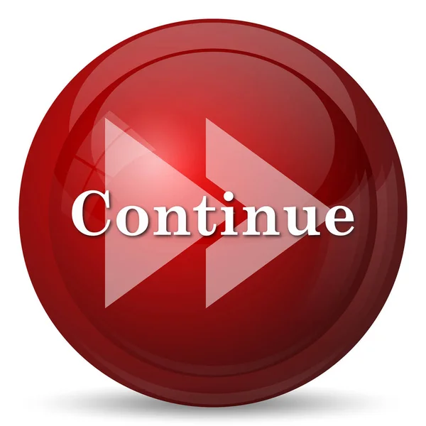 Continue icon — Stock Photo, Image