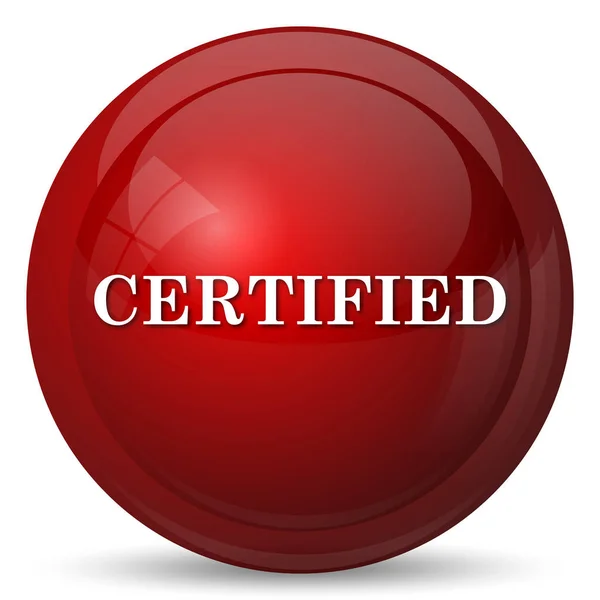 Сертифицированный значок — стоковое фото