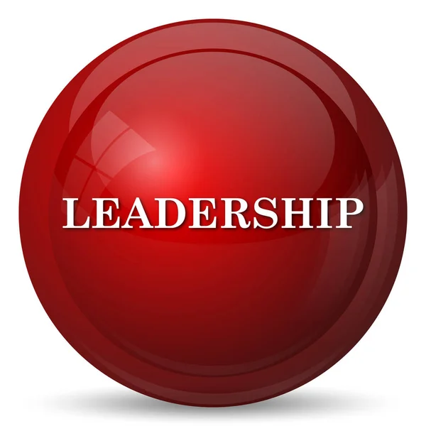 Leadership Icon Internet Button White Background — Stock Photo, Image