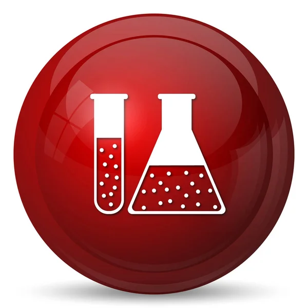 Chemistry Set Icon Internet Button White Background — Stock Photo, Image